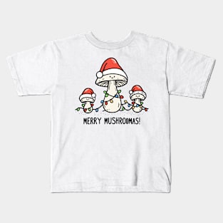 Funny Mushroom Gift Men Women Kids Ugly Christmas Mushroom Kids T-Shirt